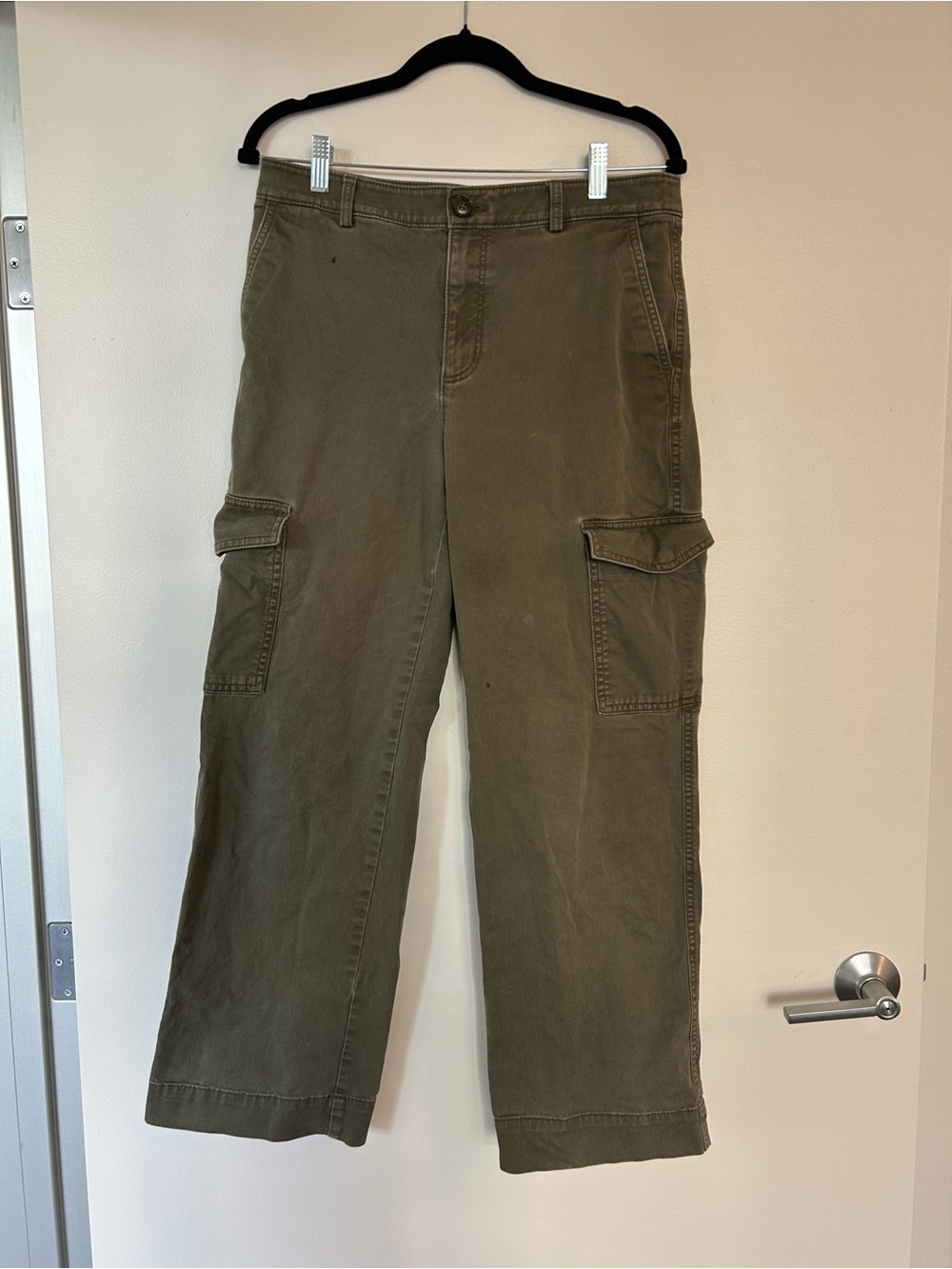 Loft green cargo pants